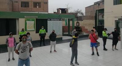 Policía interviene gimnasio y detienen a nueve personas durante pandemia