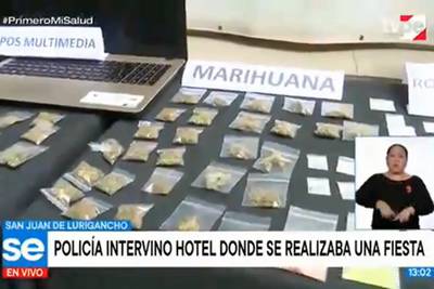 Policía intervino hostal donde se realizaba fiestas clandestinas