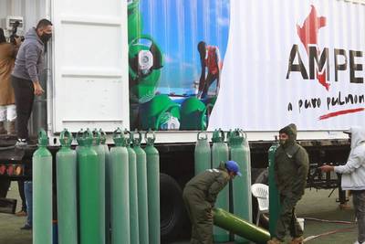 Planta de oxígeno móvil de AMPE estará en San Juan de Lurigancho