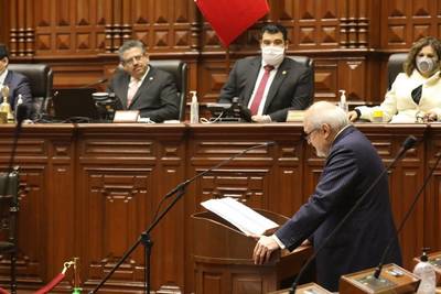 Congreso le negó la confianza al Gabinete de Pedro Cateriano