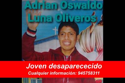 Desaparece joven con habilidades especiales en Anexo 22 Jicamarca