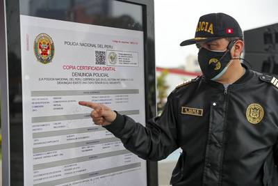 PNP lanza plataforma virtual para reportar denuncias policiales