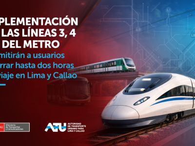 MTC impulsa la implementación de las Líneas 3, 4 y 7 del Metro